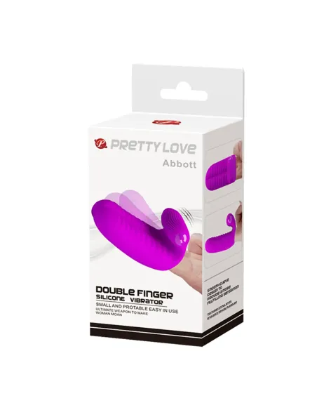 Vibrador abbott dedo 10cm x 6 cm | Pretty love | Para dedo