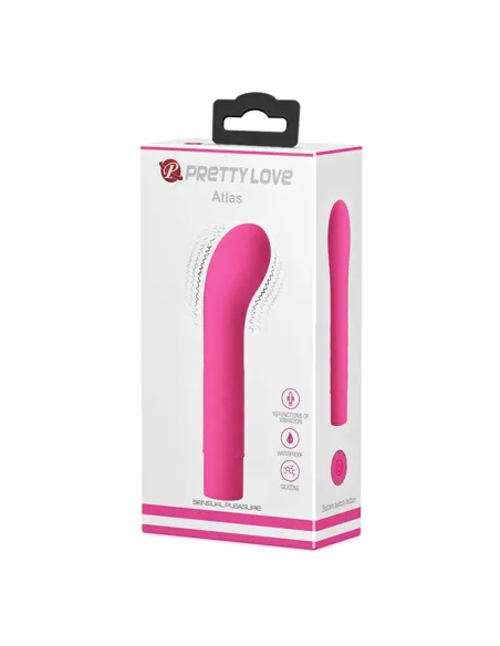 Vibrador atlas 10 func 15cm x 2cm | Pretty love | Punto g