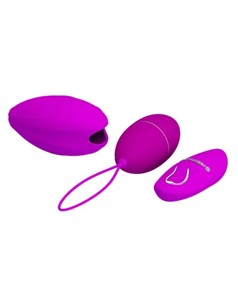 Vibrador huevo inalambrico control remoto 12 func 8cm x 4cm | Pretty love | Bolas y huevos vaginales