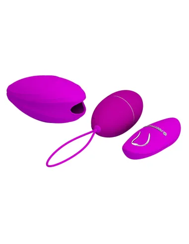 Vibrador huevo inalambrico control remoto 12 func 8cm x 4cm | Pretty love | Bolas y huevos vaginales