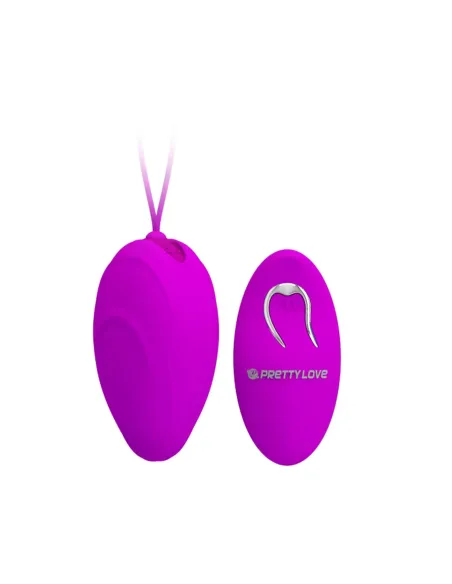 Vibrador huevo inalambrico control remoto 12 func 8cm x 4cm | Pretty love | Bolas y huevos vaginales