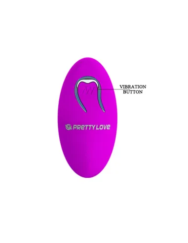 Vibrador huevo inalambrico control remoto 12 func 8cm x 4cm | Pretty love | Bolas y huevos vaginales
