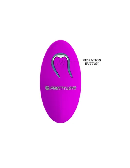 Vibrador huevo inalambrico control remoto 12 func 8cm x 4cm | Pretty love | Bolas y huevos vaginales