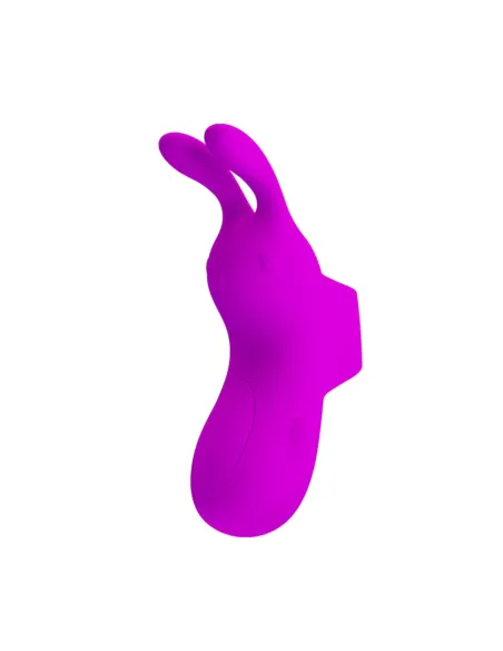 Vibrador recargable finger bunny 7 func usb 10cm x 3cm | Pretty love | Estimuladores clítoris