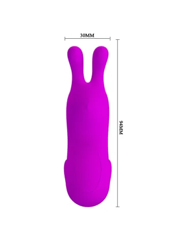 Vibrador recargable finger bunny 7 func usb 10cm x 3cm | Pretty love | Estimuladores clítoris