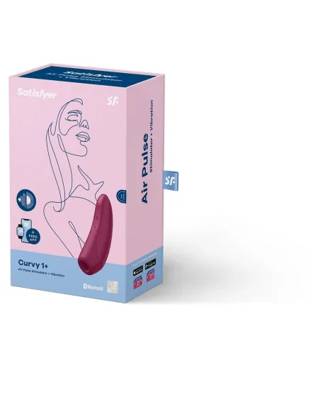 Curvy 1+ rose red | Satisfyer | Succionadores