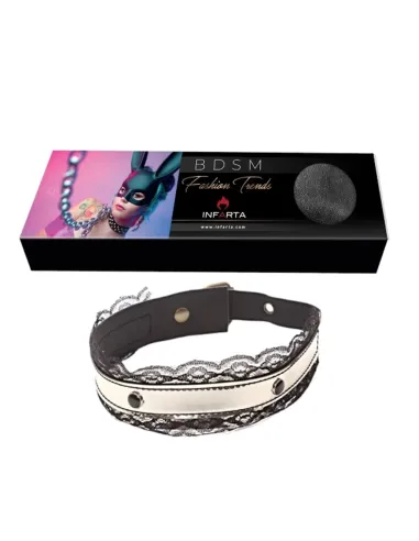 Collar choker urbano dorado | Infarta fetish | Accesorios y outfits