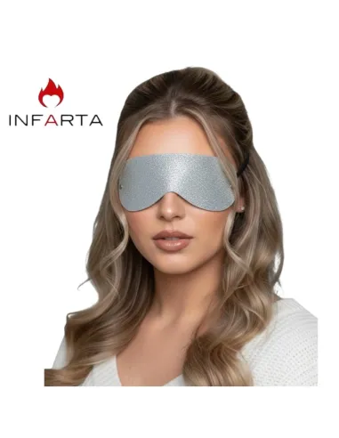 Antifaz ciego plateado | Infarta fetish | Máscaras y antifaces
