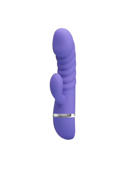 Vibrador tracy multifuncion silicona 19cm x 3.5cm | Pretty love | Rabbits