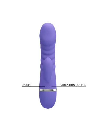 Vibrador tracy multifuncion silicona 19cm x 3.5cm | Pretty love | Rabbits