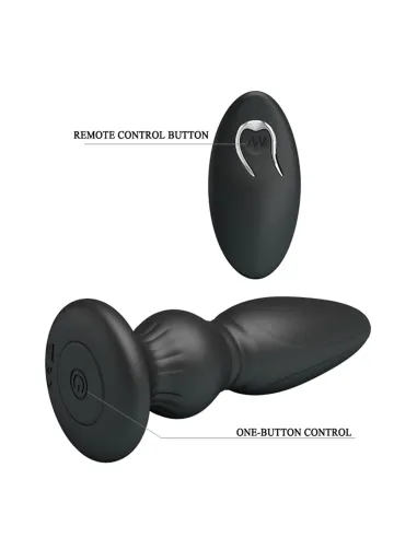 Vibrador anal recargable control remoto silicona 12,5cm x 3,3cm | Mr play | Vibradores