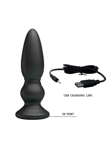 Vibrador anal recargable control remoto silicona 12,5cm x 3,3cm | Mr play | Vibradores