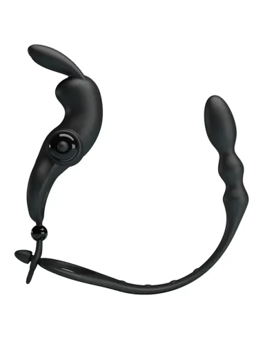 Anillo vibrador varita anal silicona 10 funciones | Pretty love | Anillos