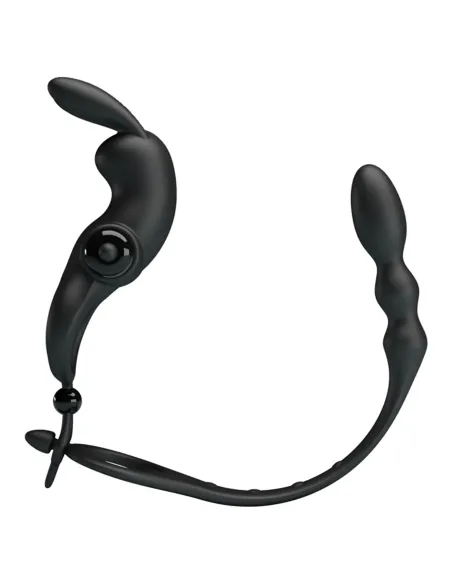 Anillo vibrador varita anal silicona 10 funciones | Pretty love | Anillos