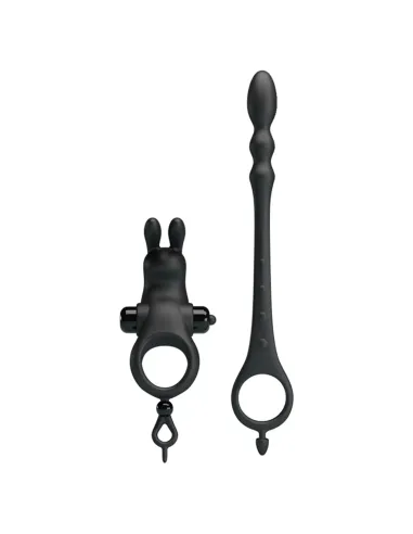 Anillo vibrador varita anal silicona 10 funciones | Pretty love | Anillos