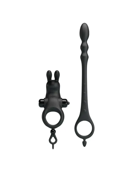 Anillo vibrador varita anal silicona 10 funciones | Pretty love | Anillos