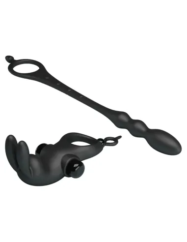 Anillo vibrador varita anal silicona 10 funciones | Pretty love | Anillos