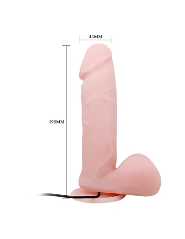 Vibrador realistico sopapa testiculo 19,5cm x 4,5cm | Baile | Vibradores