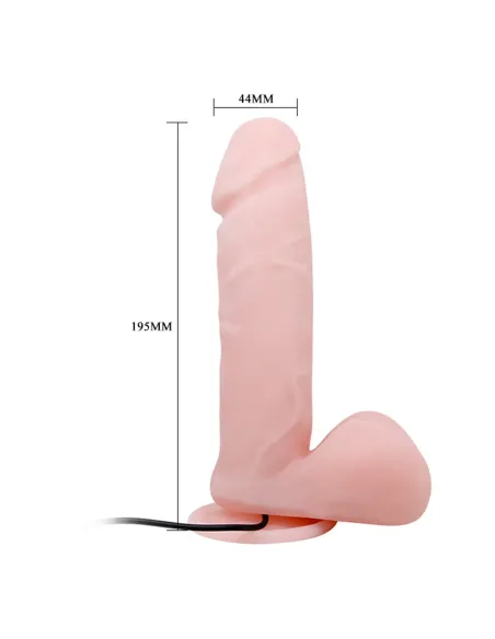 Vibrador realistico sopapa testiculo 19,5cm x 4,5cm | Baile | Vibradores