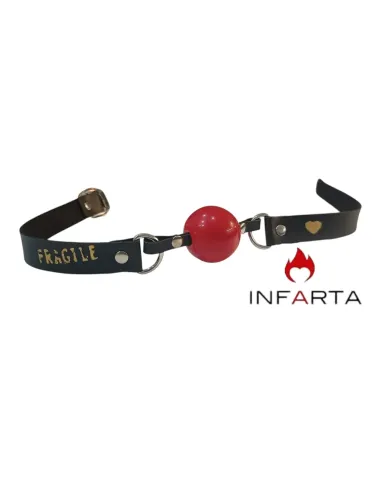 Mordaza fragile con bola | Infarta fetish | Mordazas