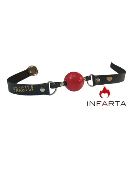 Mordaza fragile con bola | Infarta fetish | Mordazas