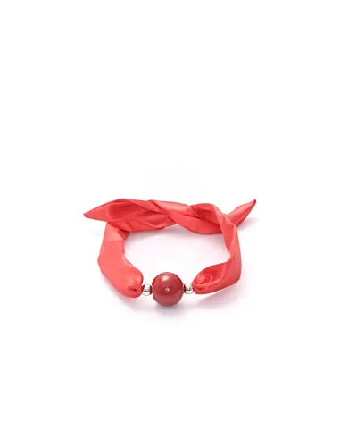 Mordaza pañuelo y bola roja | Infarta fetish | Mordazas