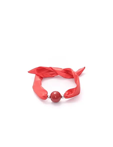 Mordaza pañuelo y bola roja | Infarta fetish | Mordazas