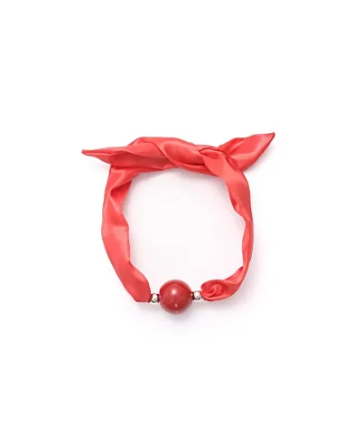 Mordaza pañuelo y bola roja | Infarta fetish | Mordazas