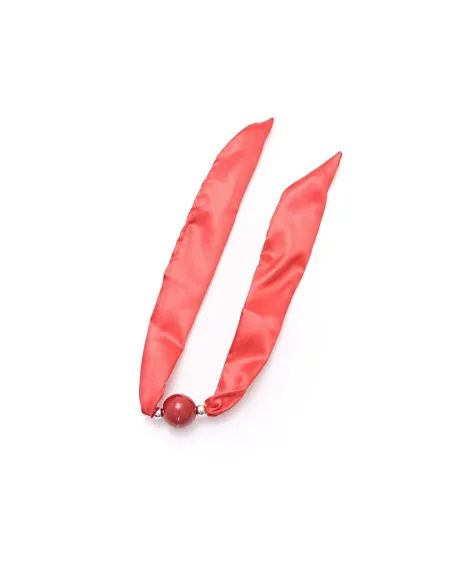 Mordaza pañuelo y bola roja | Infarta fetish | Mordazas