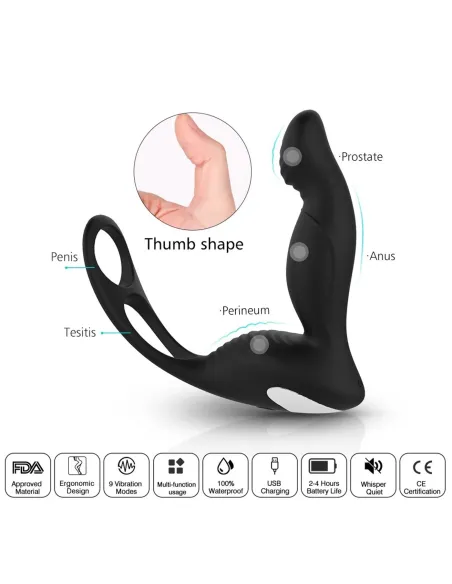 Langer vibrador prostatico recargable usb | S-hande | Vibradores