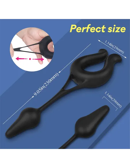 Nicole doble penetracion vibrador multifuncional recargable usb | S-hande | Dobles