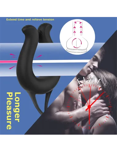 Nicole doble penetracion vibrador multifuncional recargable usb | S-hande | Dobles