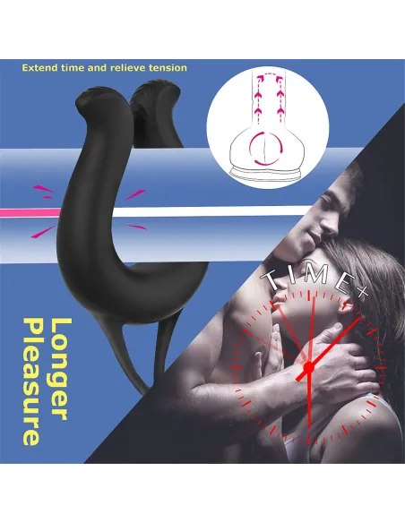 Nicole doble penetracion vibrador multifuncional recargable usb | S-hande | Dobles