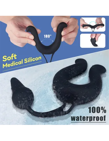 Nicole doble penetracion vibrador multifuncional recargable usb | S-hande | Dobles