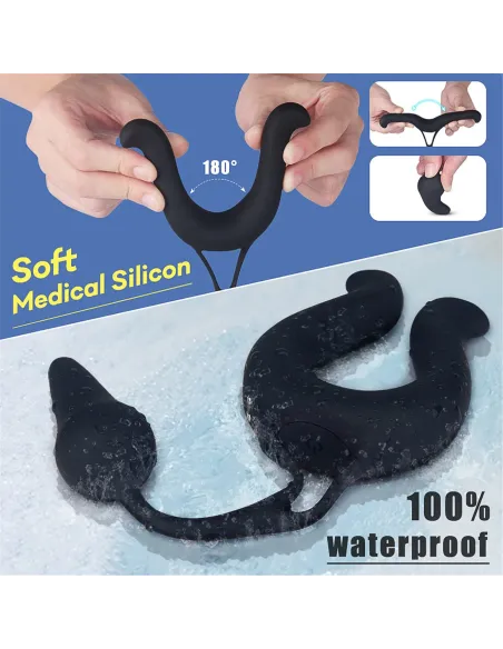 Nicole doble penetracion vibrador multifuncional recargable usb | S-hande | Dobles