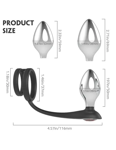 Bensons set 3 plug anal intercambiable | S-hande | Plugs