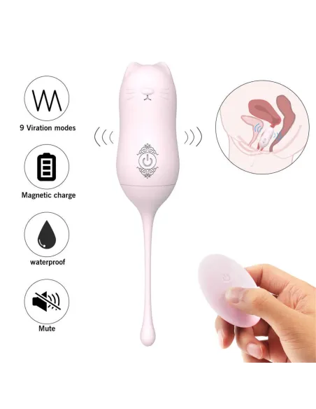 Miaou vibrador inalambrico multifuncional recargable usb | S-hande | Bolas y huevos vaginales