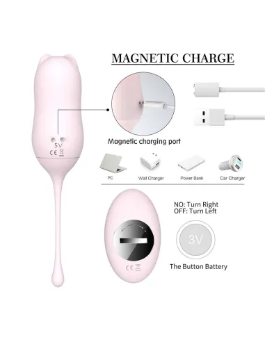 Miaou vibrador inalambrico multifuncional recargable usb | S-hande | Bolas y huevos vaginales