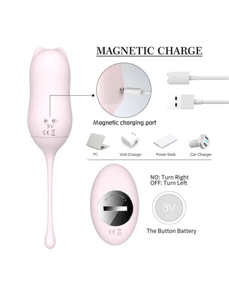 Miaou vibrador inalambrico multifuncional recargable usb | S-hande | Bolas y huevos vaginales