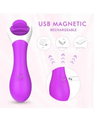 Hunter vibrador multifuncional lenguas giratorias recargable usb | S-hande | Vibradores