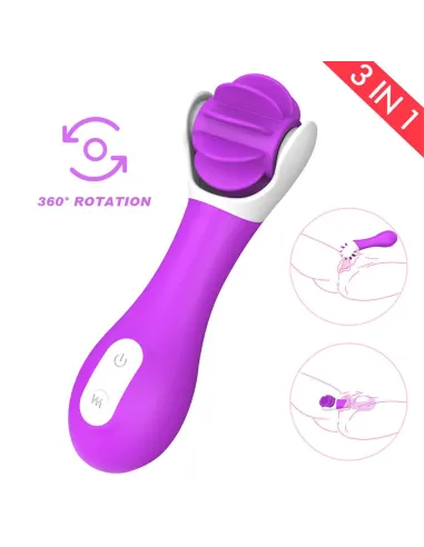 Hunter vibrador multifuncional lenguas giratorias recargable usb | S-hande | Vibradores