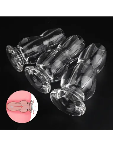 Plug anal see - (set de 3) - acrilico | S-hande | Dildos