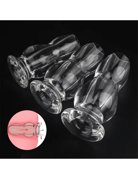 Plug anal see - (set de 3) - acrilico | S-hande | Dildos