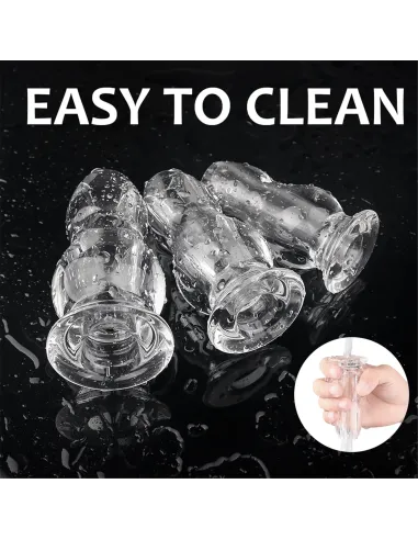 Plug anal see - (set de 3) - acrilico | S-hande | Dildos