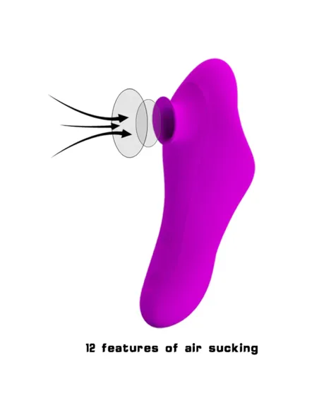 Succionador magic fish recargable estimulador clitoris silicona 15cm x 6cm | Pretty love | Succionadores