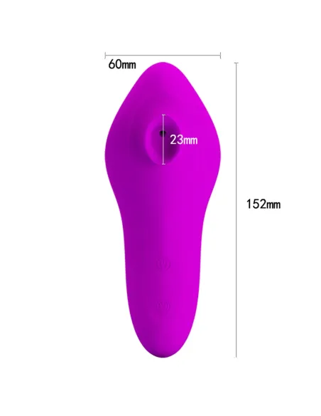 Succionador magic fish recargable estimulador clitoris silicona 15cm x 6cm | Pretty love | Succionadores