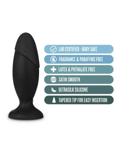 Anal adventures platinum - silicone rocket plug - black | Blush | Dildos