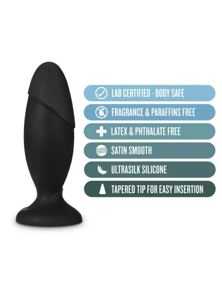 Anal adventures platinum - silicone rocket plug - black | Blush | Dildos