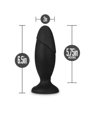 Anal adventures platinum - silicone rocket plug - black | Blush | Dildos