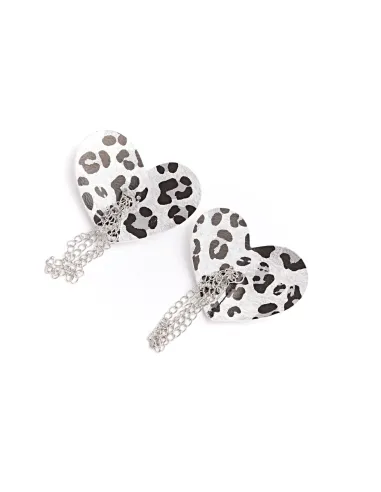 Set bdsm animal print plateado 4 piezas | Infarta fetish | Kits